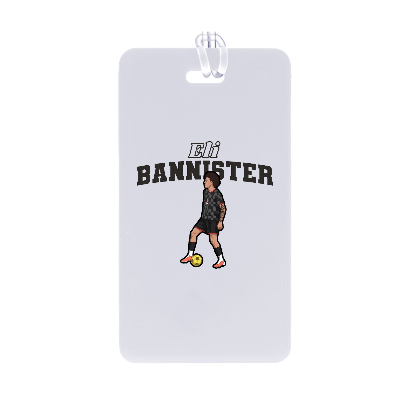 Bag Tag — Name Arch in Classic