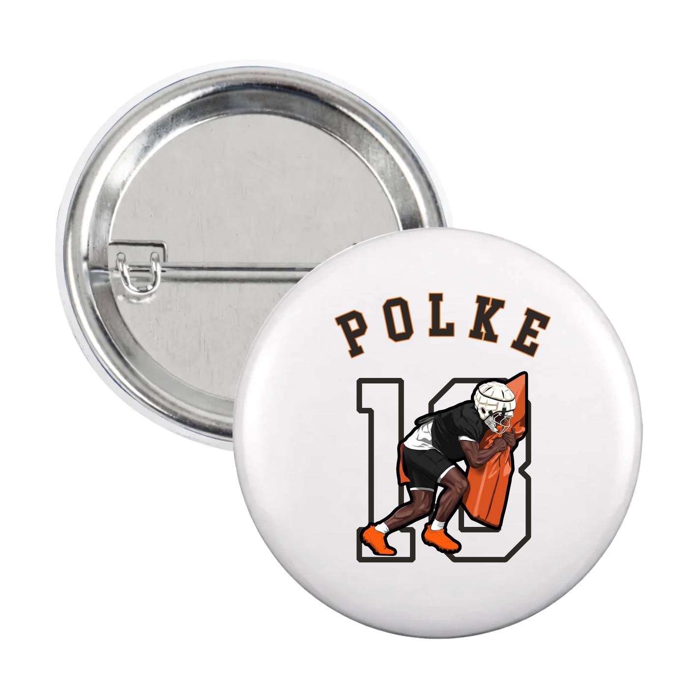 Game Day Button — Shirsey Arch in White