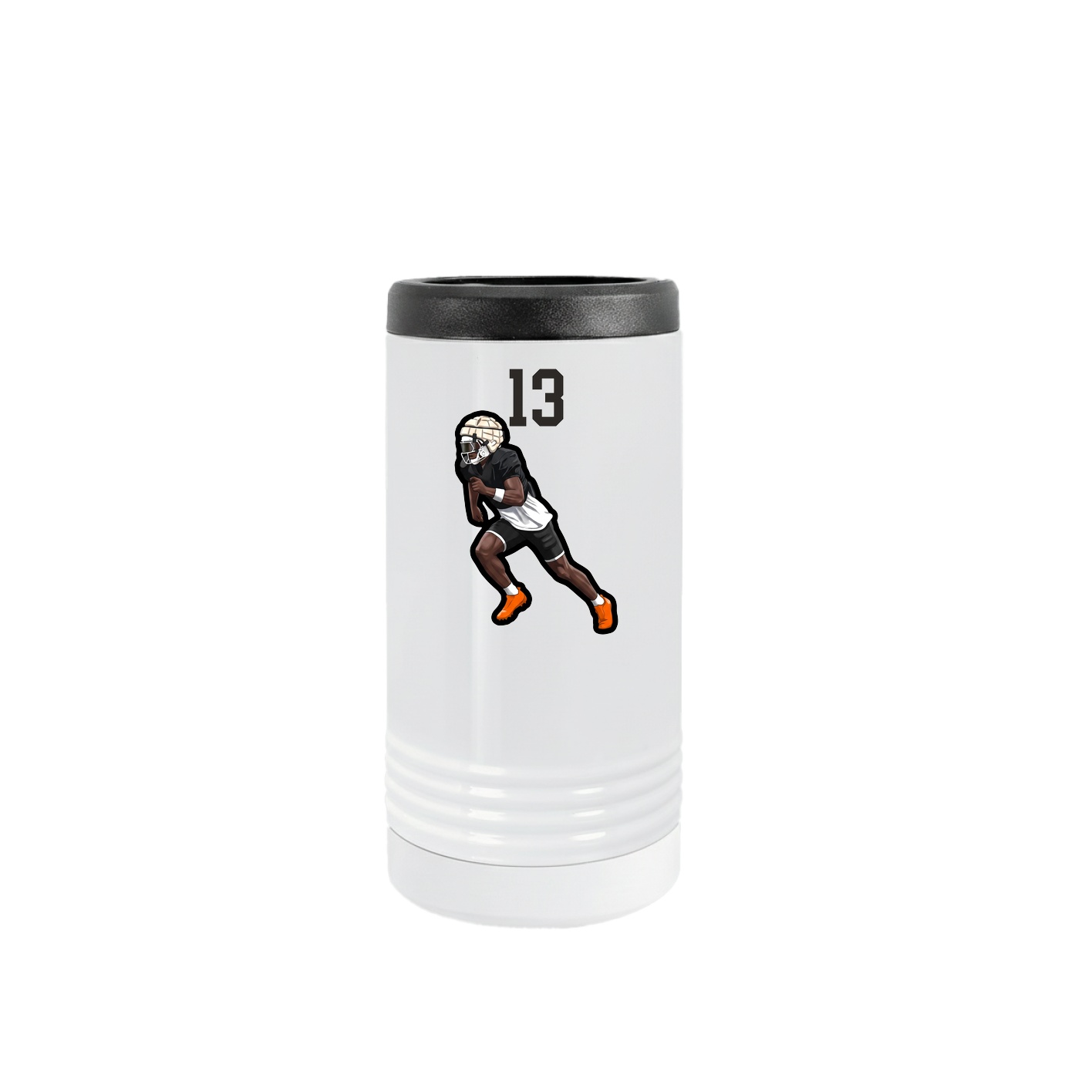 Slim Beverage Holder — Number Top in White