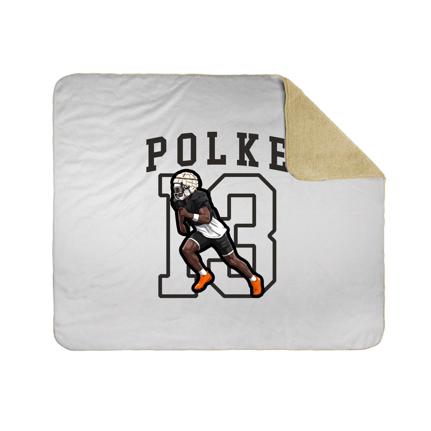 50x60 Sherpa Lined Throw Blanket