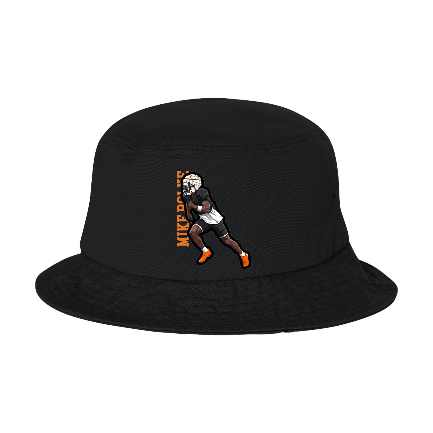 Bucket Cap — Name Vertical in Black
