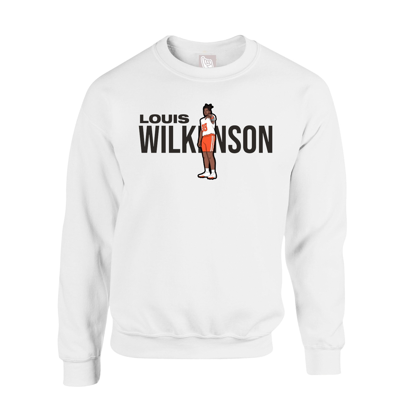 Fleece Crew — Player Name in White