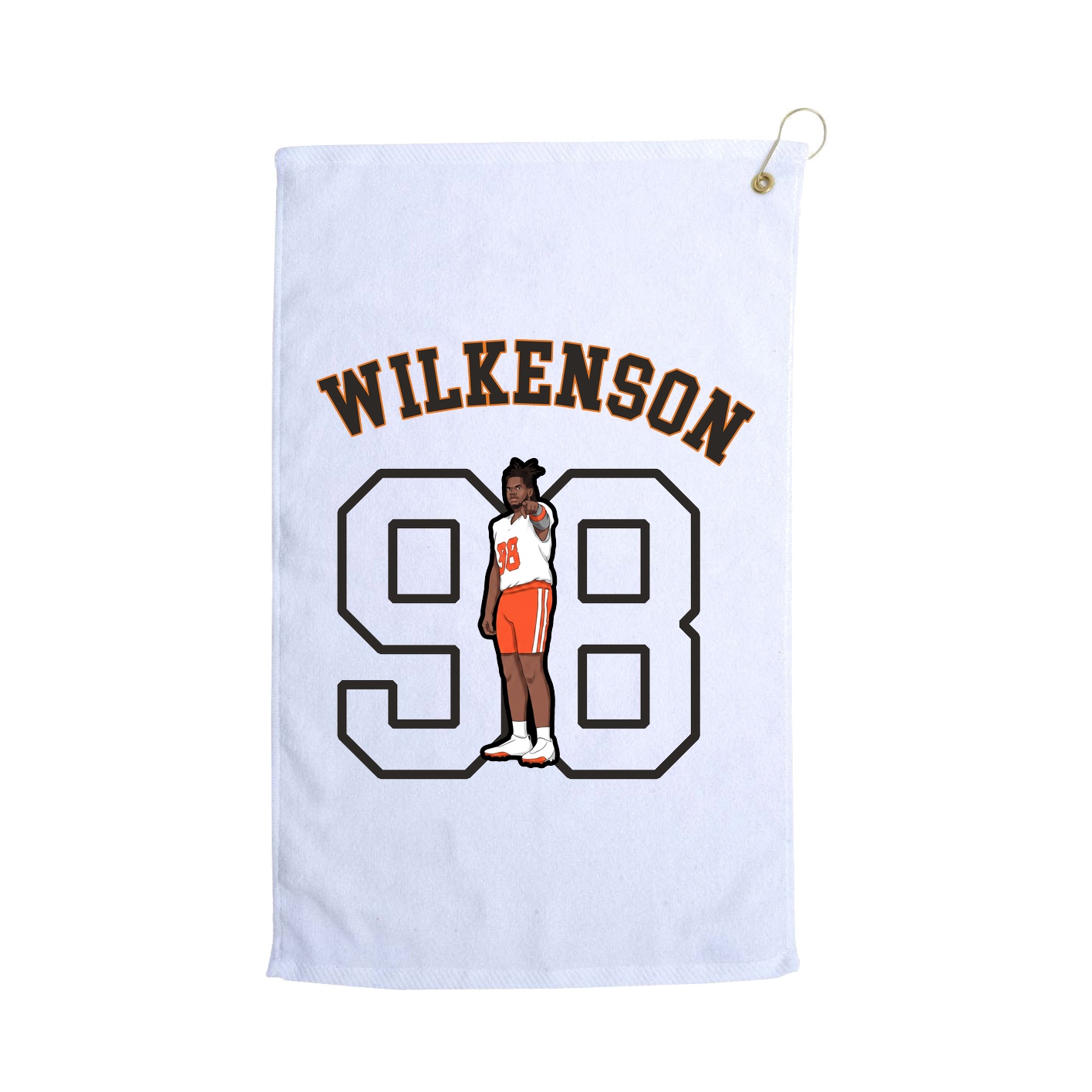 Golf Towel — Shirsey Arch in White
