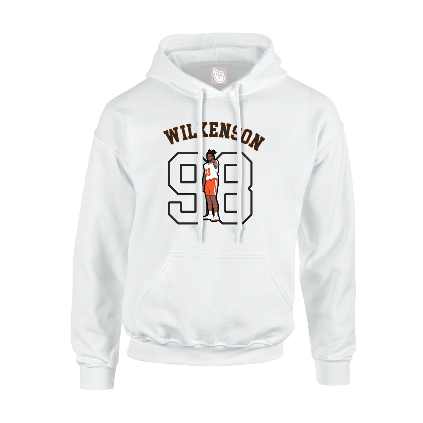 Hoodie — Shirsey Arch in White
