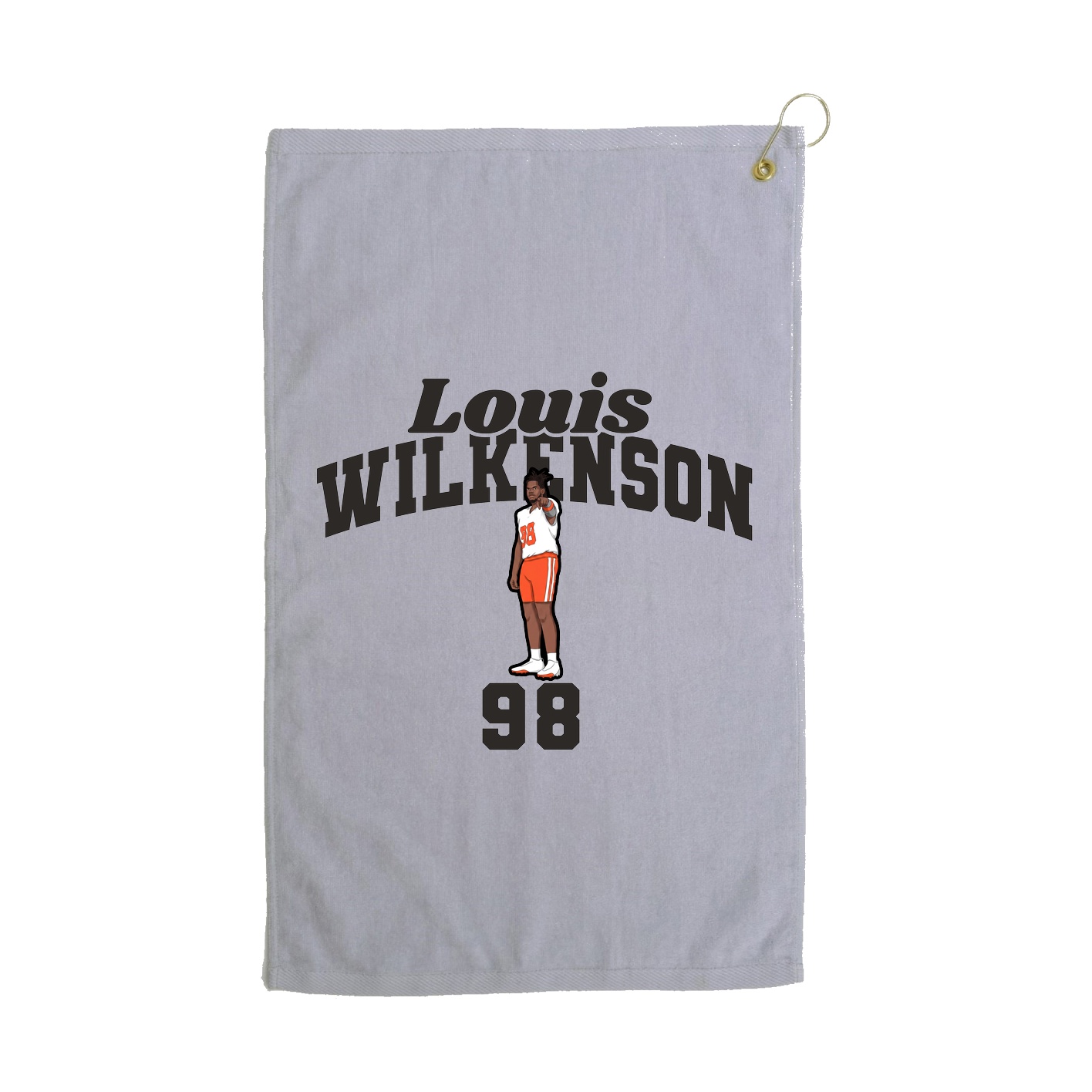 Golf Towel — Signature Arch in Grey