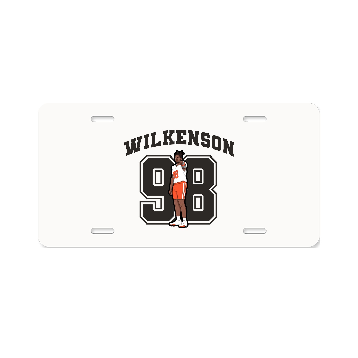 License Plate — Number in Classic