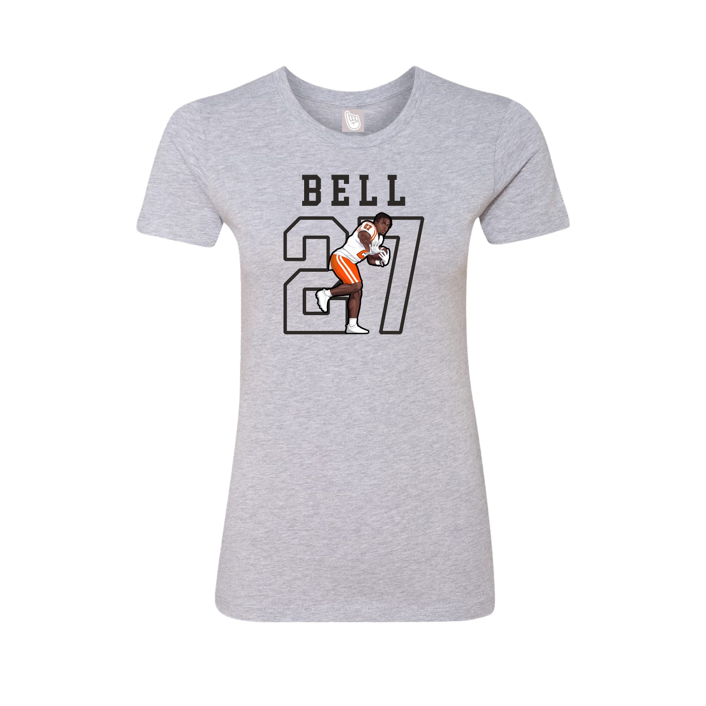 Fitted Women's Tee — Shirsey in Grey