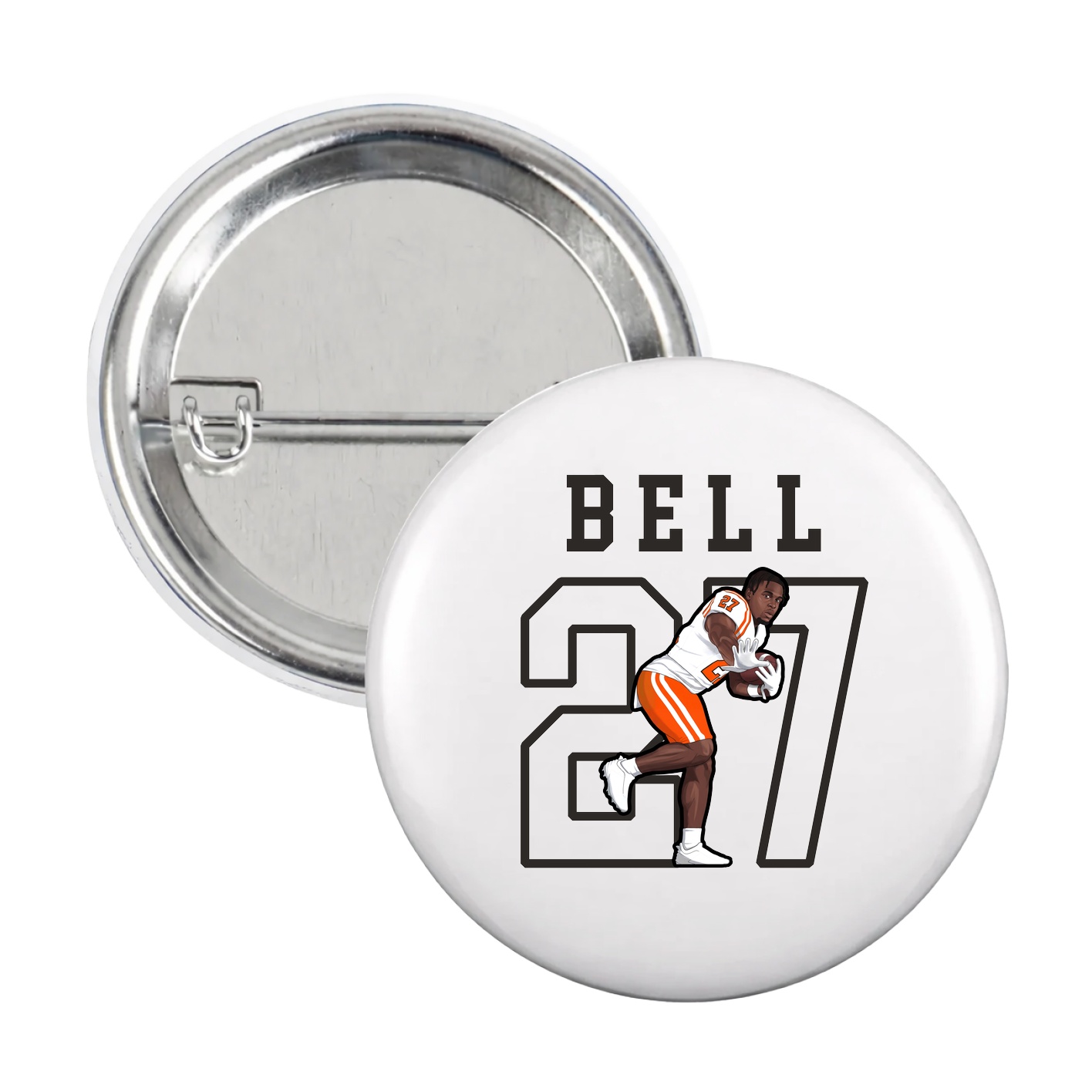 Game Day Button — Shirsey in White