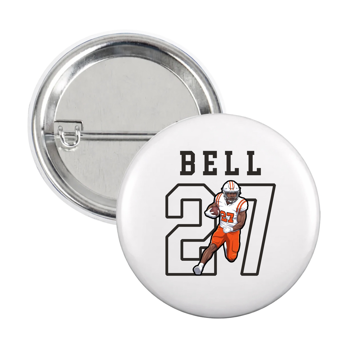 Game Day Button — Shirsey in White