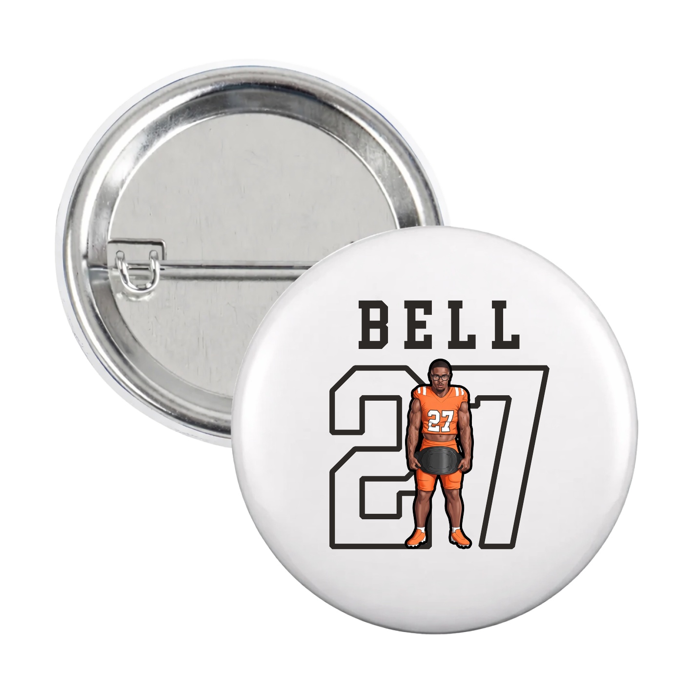 Game Day Button — Shirsey in White