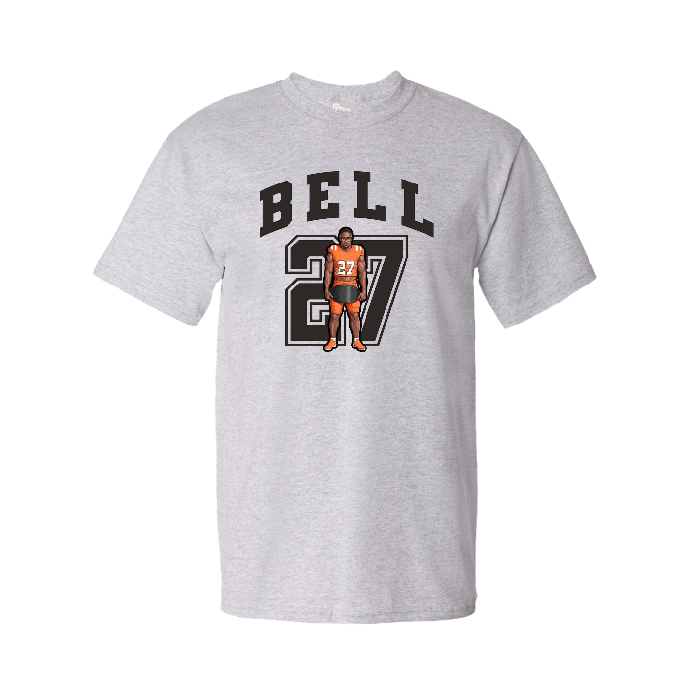 Youth Tee — Number in Grey