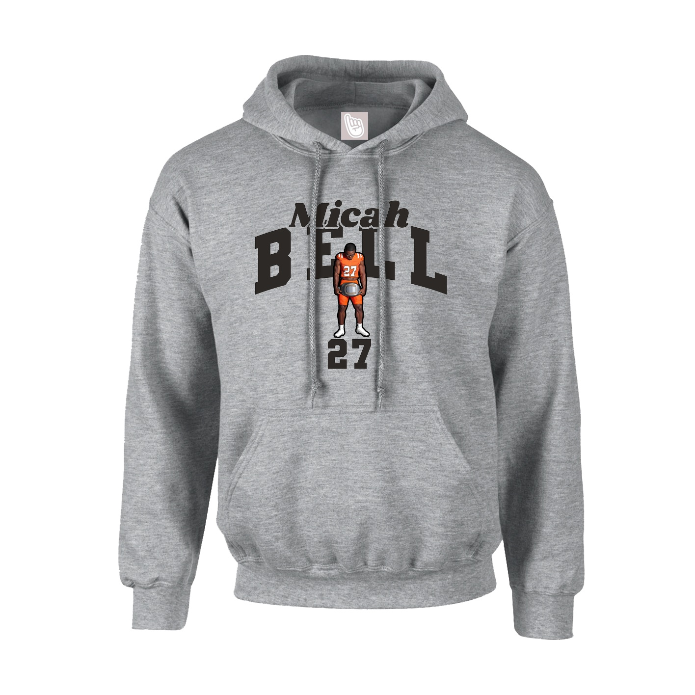 Hoodie — Signature Arch in Grey