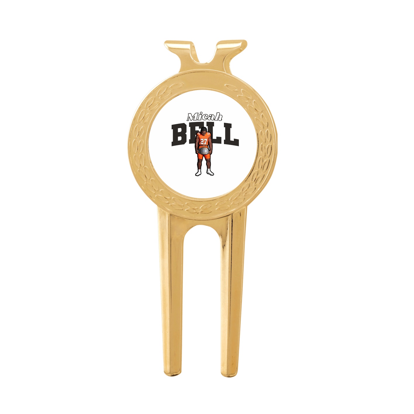 Divot Tool with Ball Marker — Name Arch in Classic