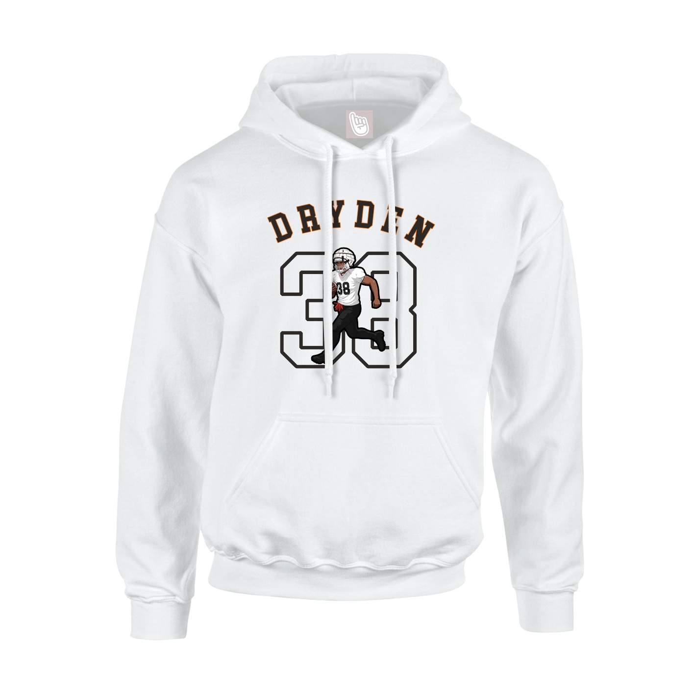 Hoodie — Shirsey Arch in White