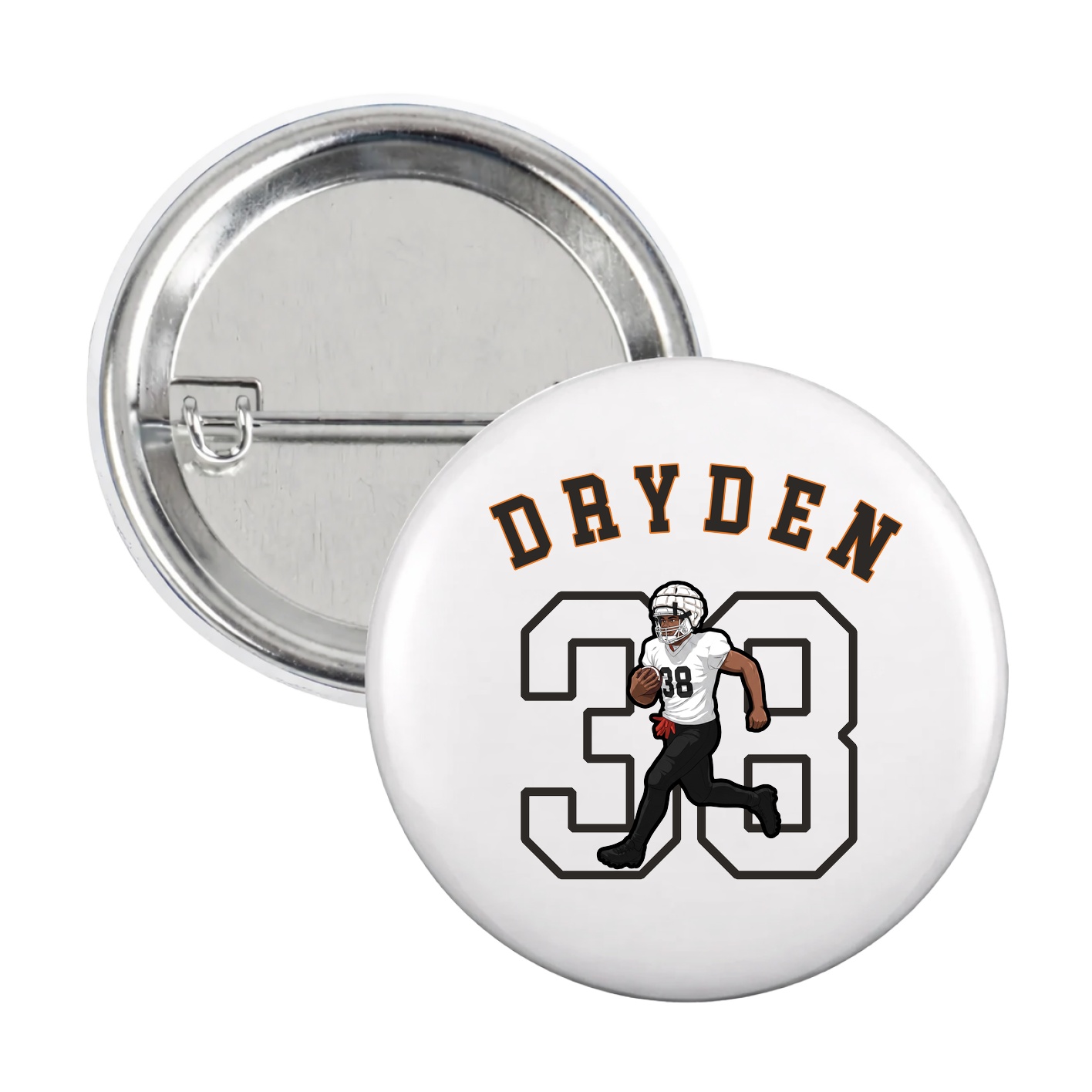 Game Day Button — Shirsey Arch in White