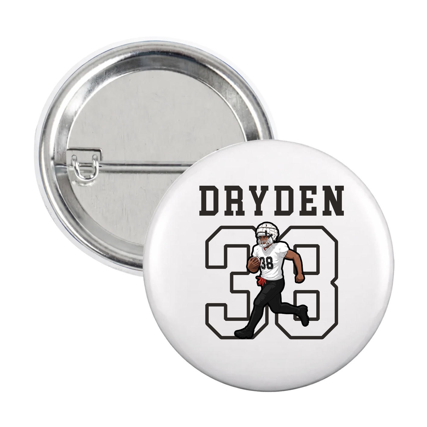 Game Day Button — Shirsey in White