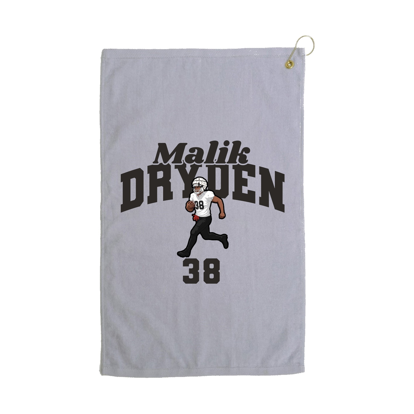 Golf Towel — Signature Arch in Grey