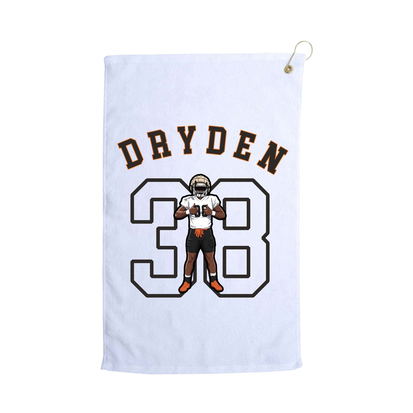Golf Towel — Shirsey Arch in White