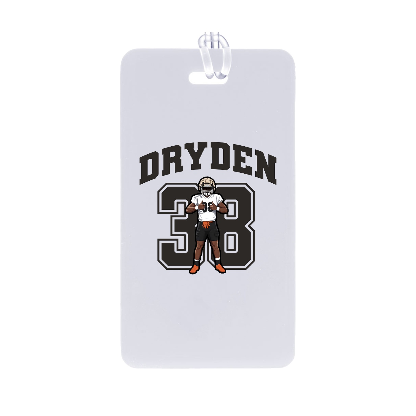 Bag Tag — Number in Classic
