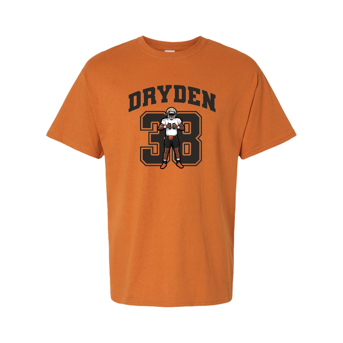 Tee — Number in Orange