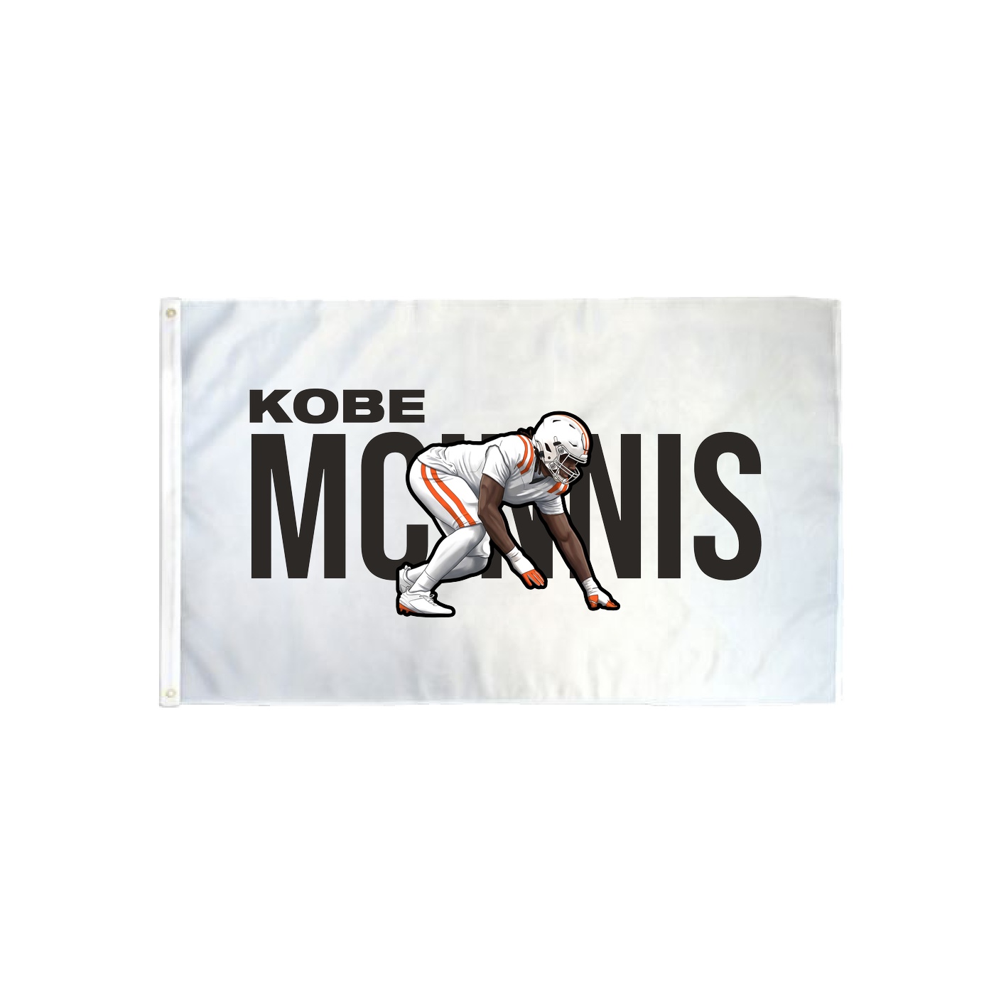 3x5 Flag — Player Name in Classic