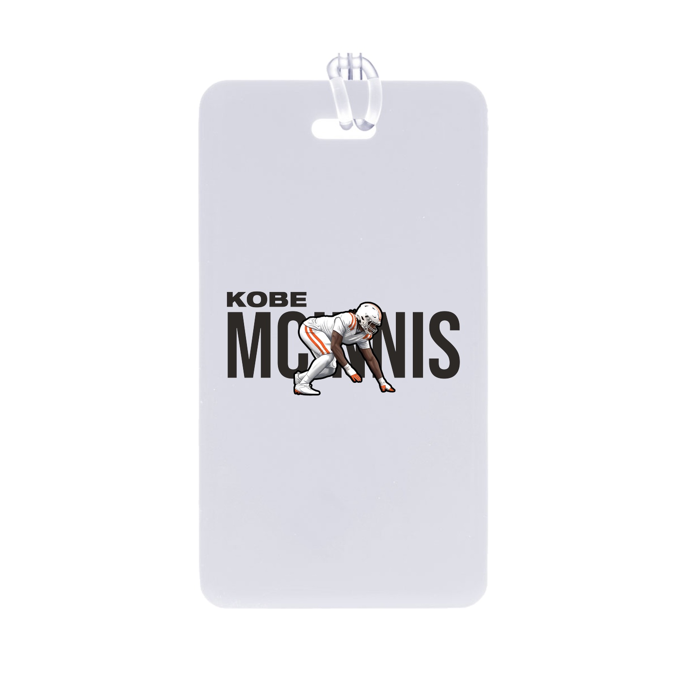 Bag Tag — Player Name in Classic