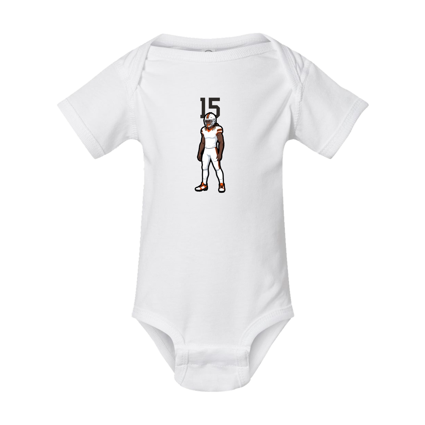 Baby Onesie — Number Top in White