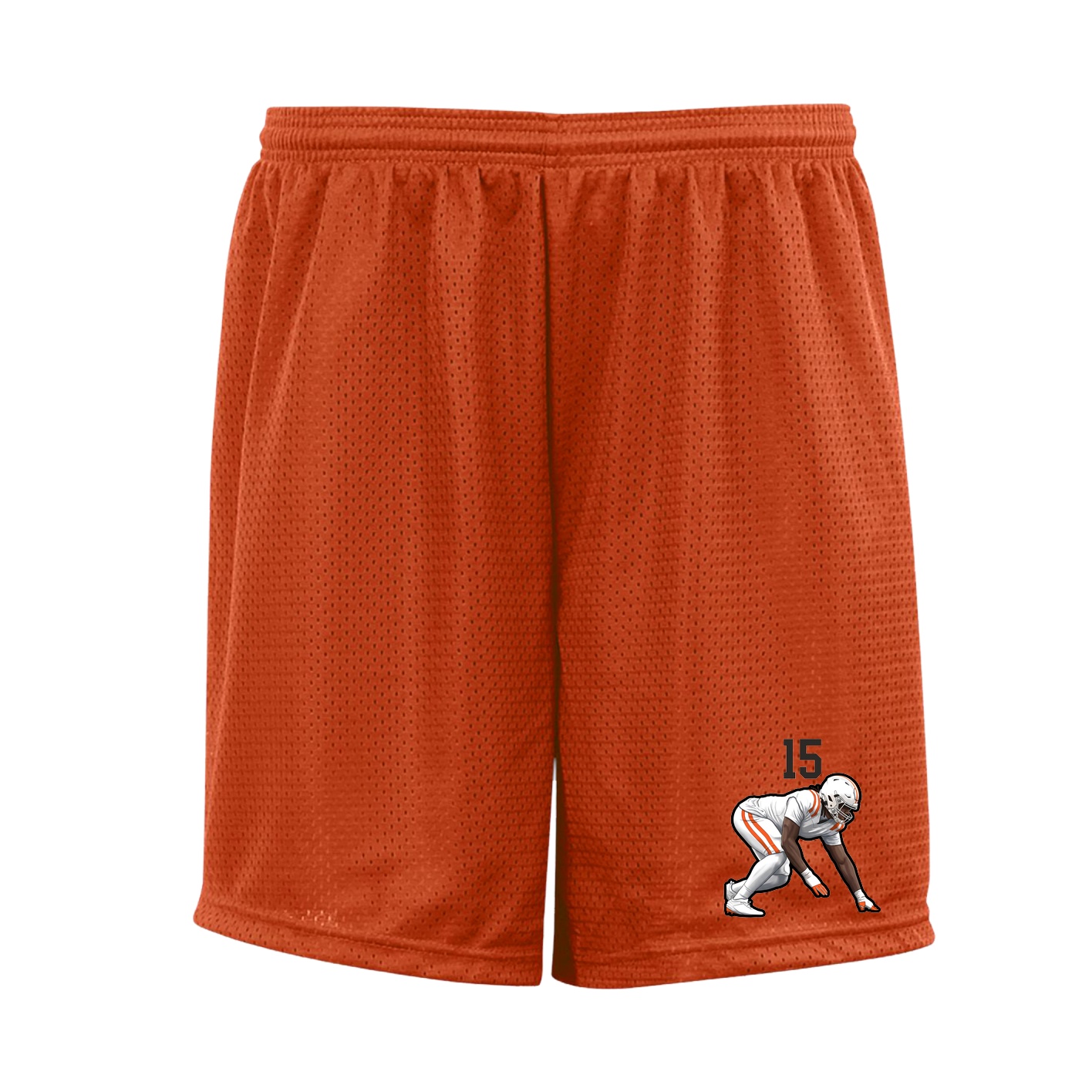 Shorts — Number Top in Orange