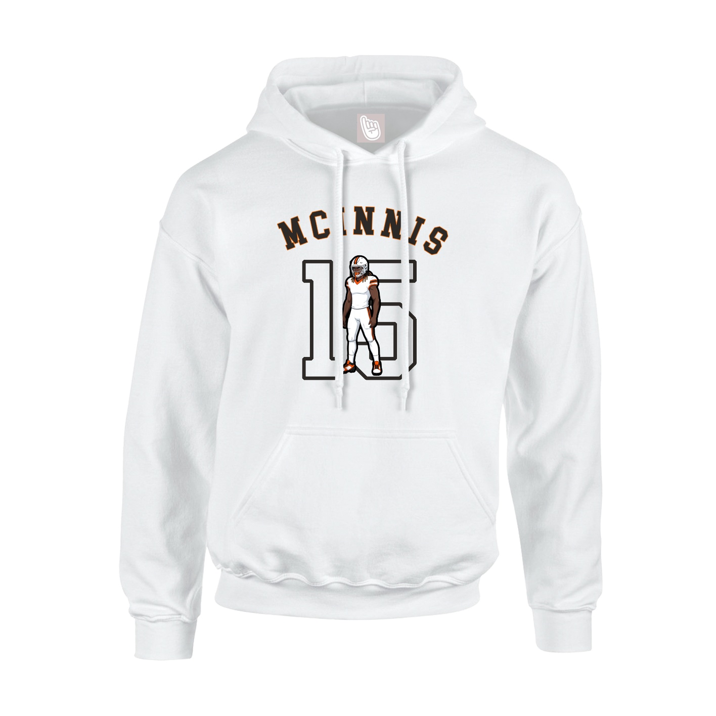 Hoodie — Shirsey Arch in White