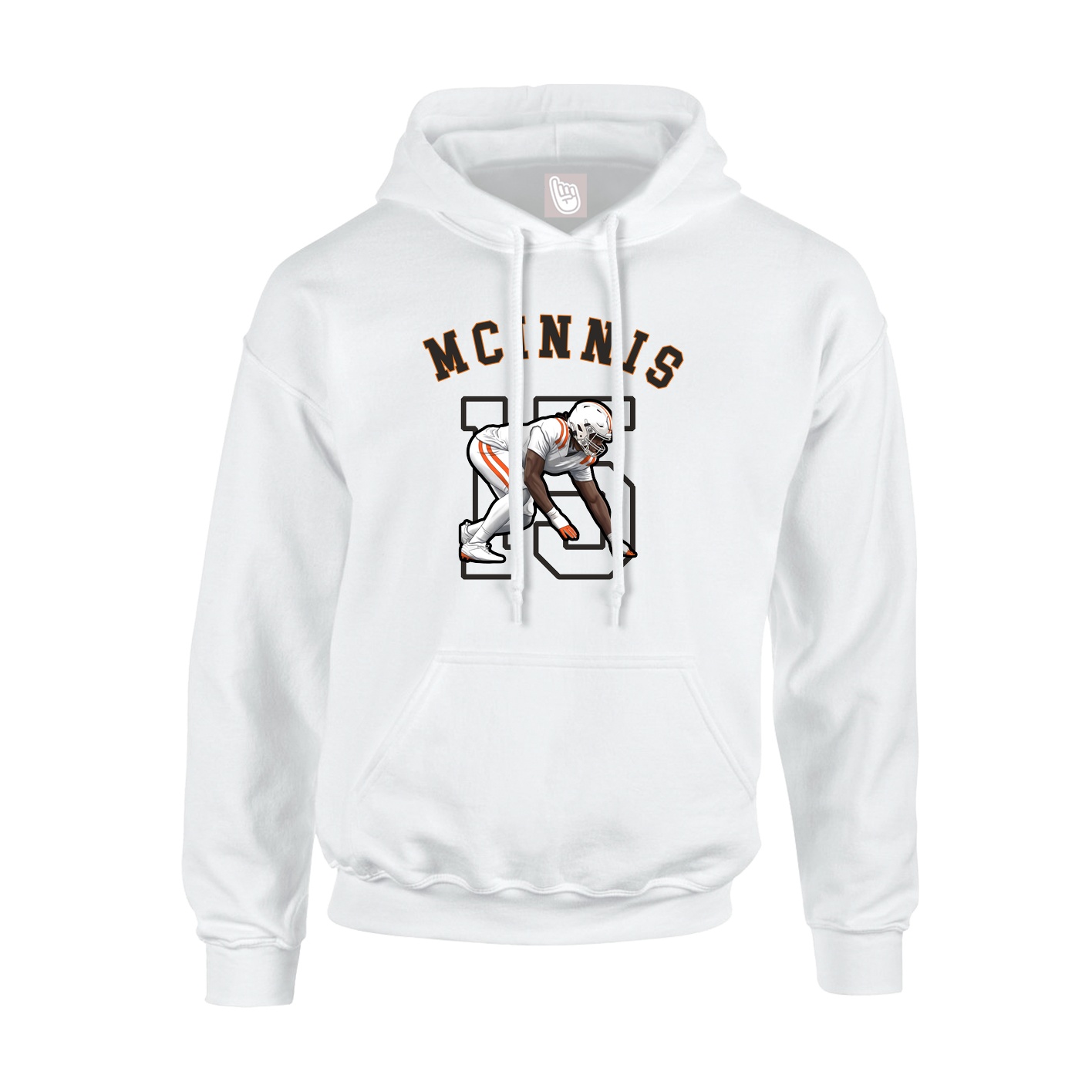 Youth Hoodie — Shirsey Arch in White