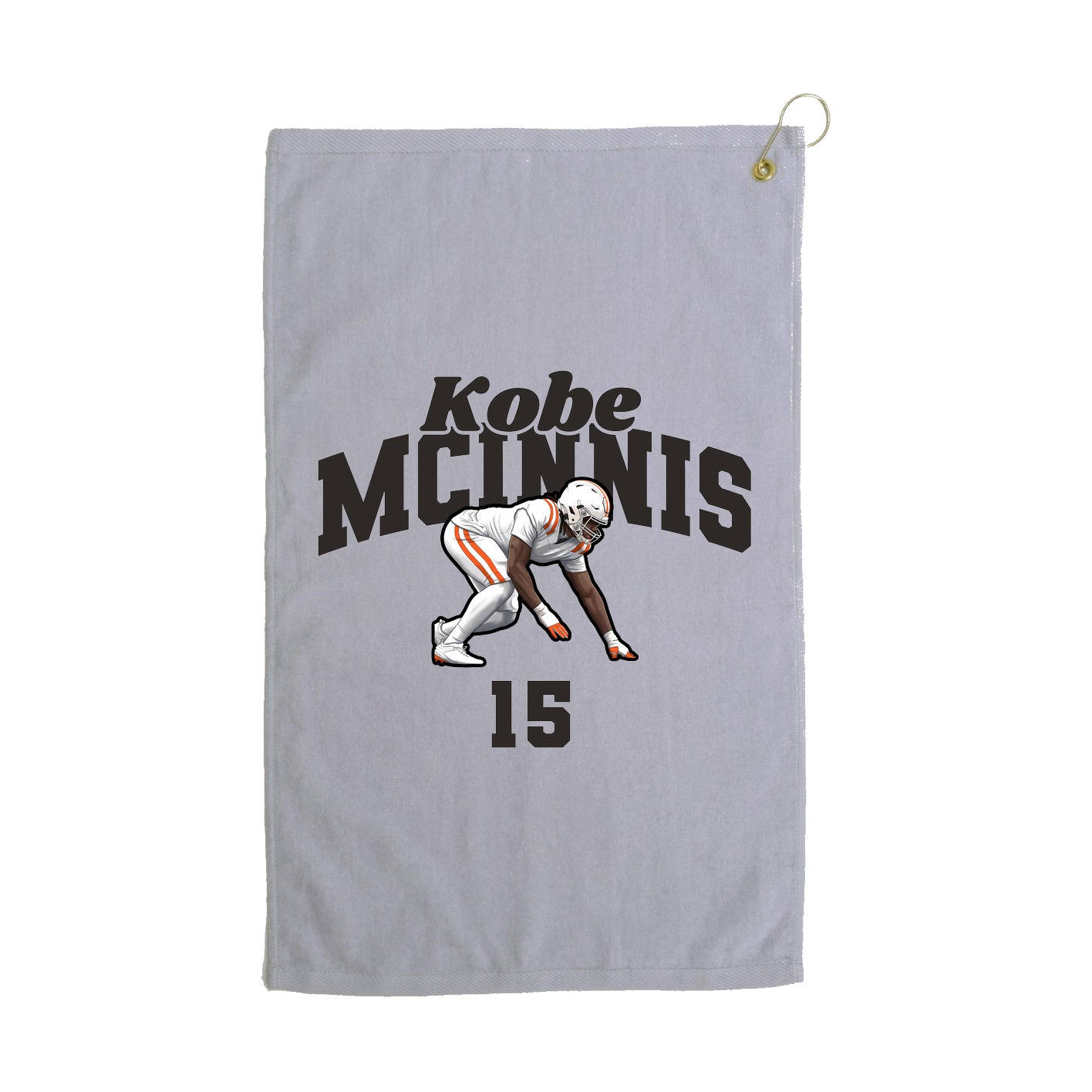 Golf Towel — Signature Arch in Grey
