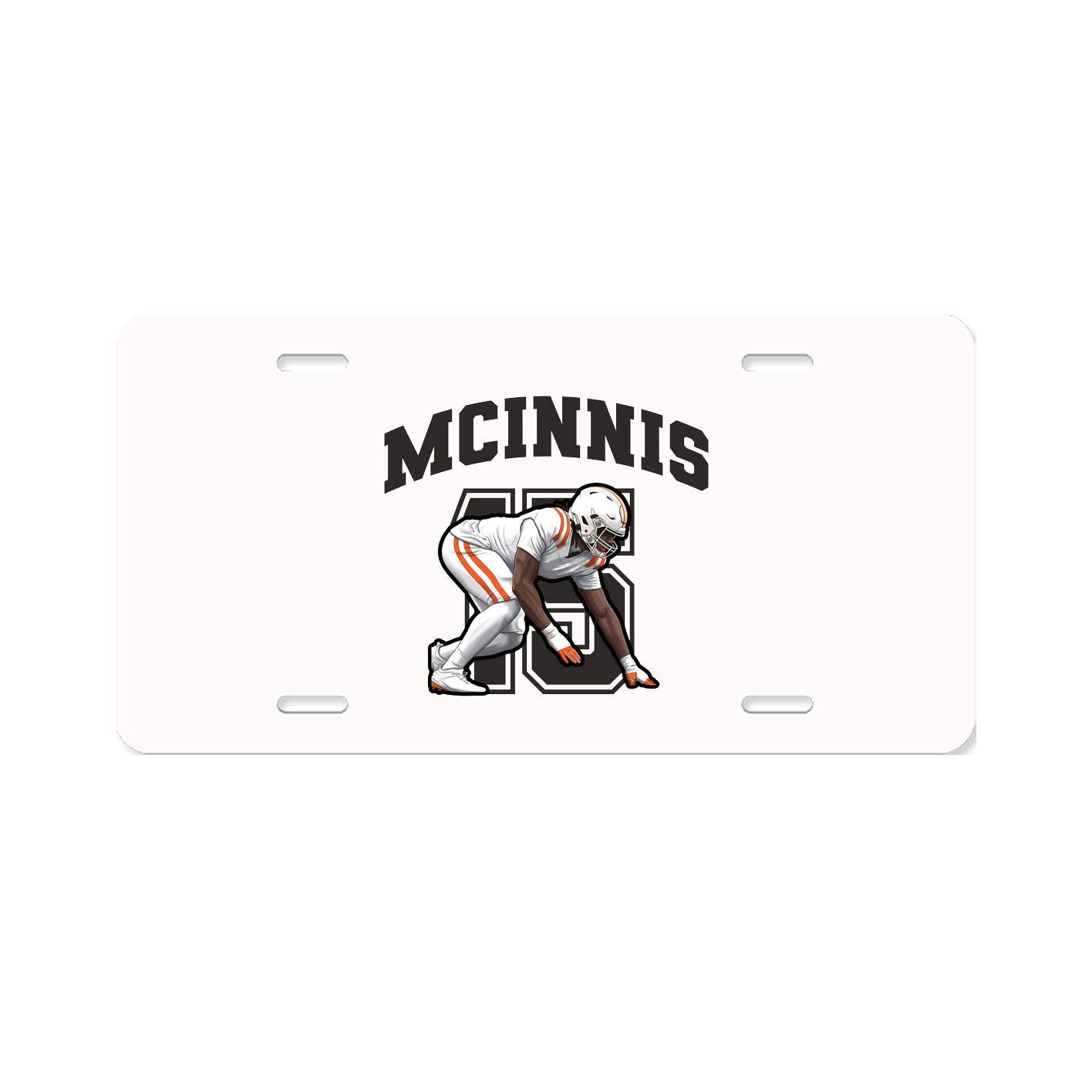 License Plate — Number in Classic