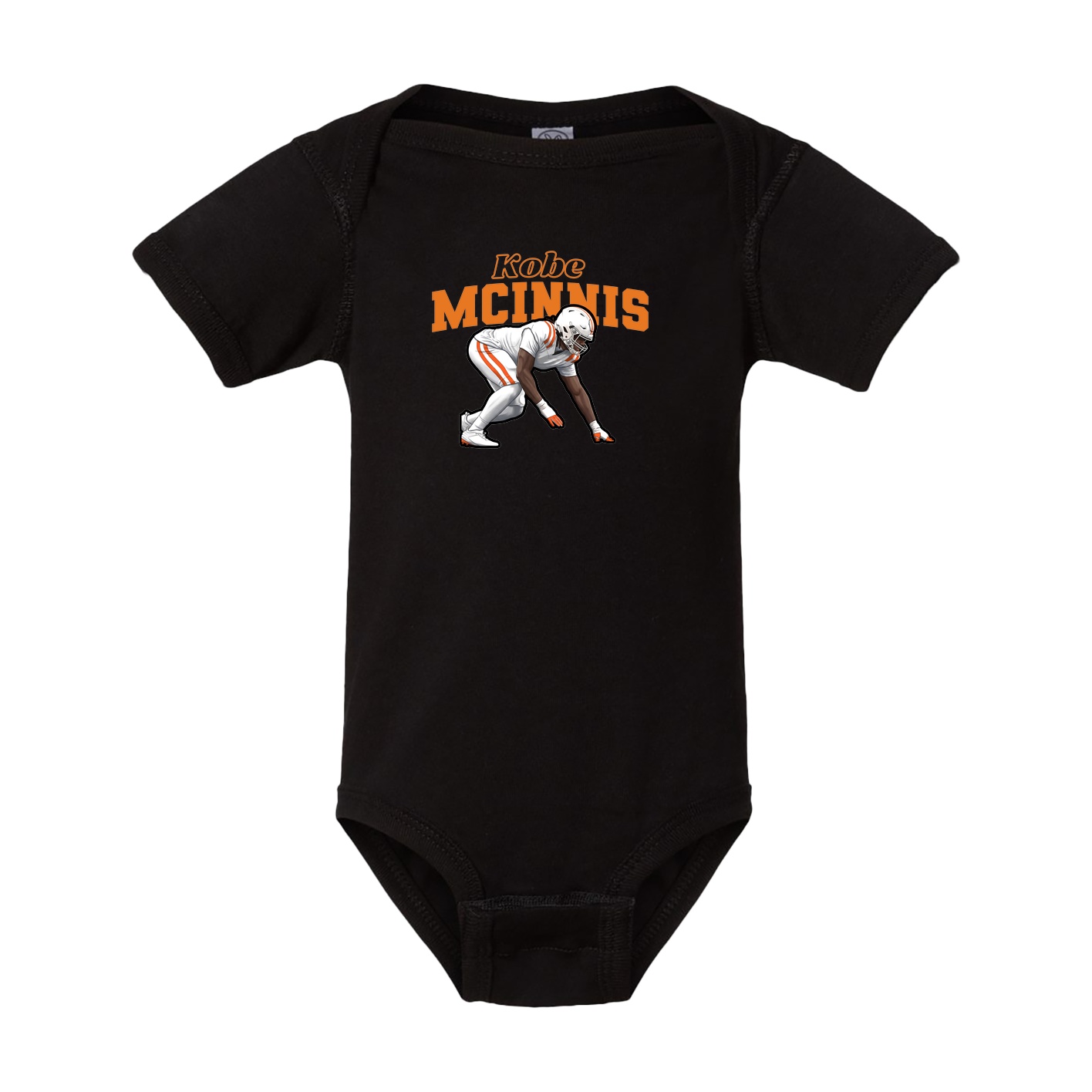 Baby Onesie — Name Arch in Black