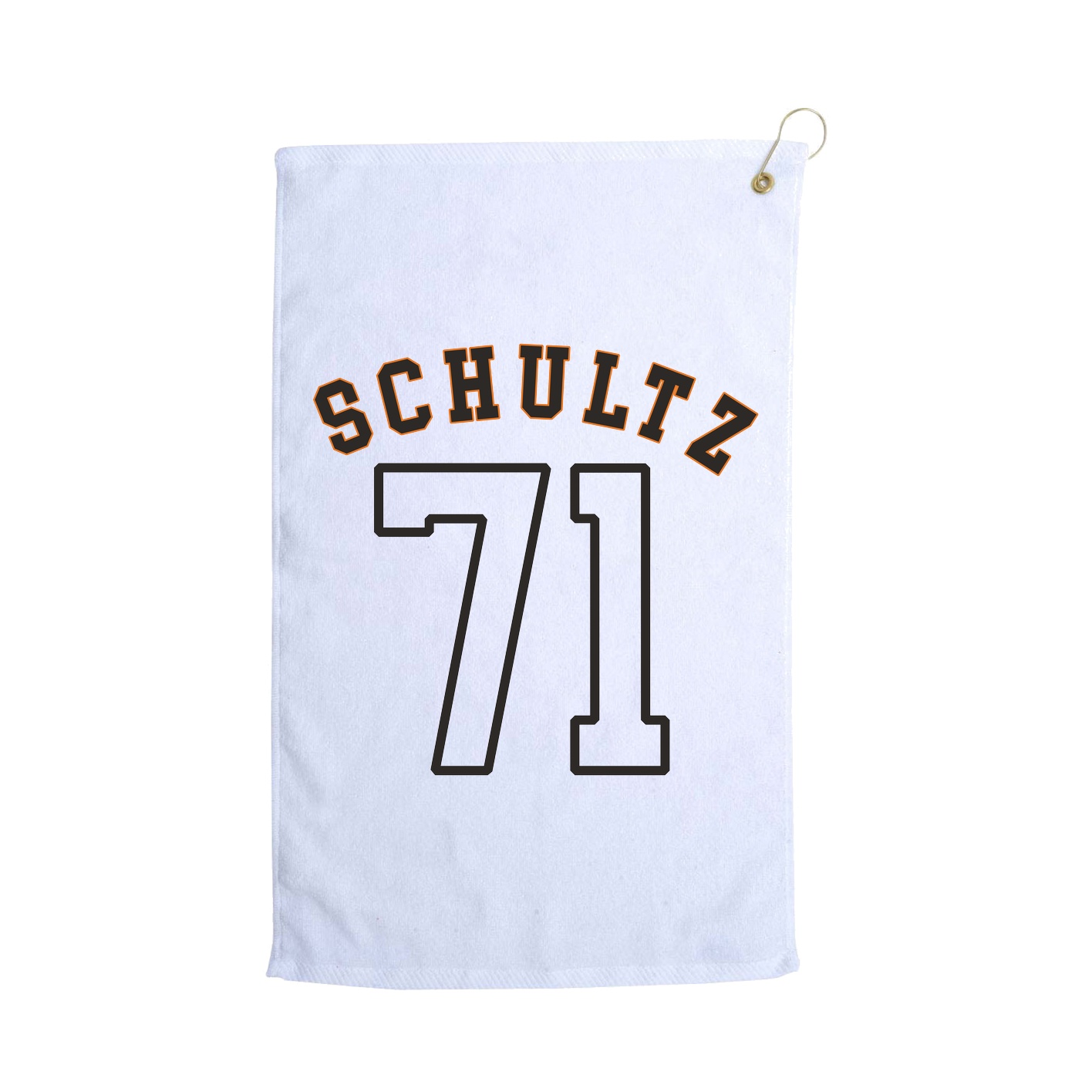 Golf Towel — Shirsey Arch in White