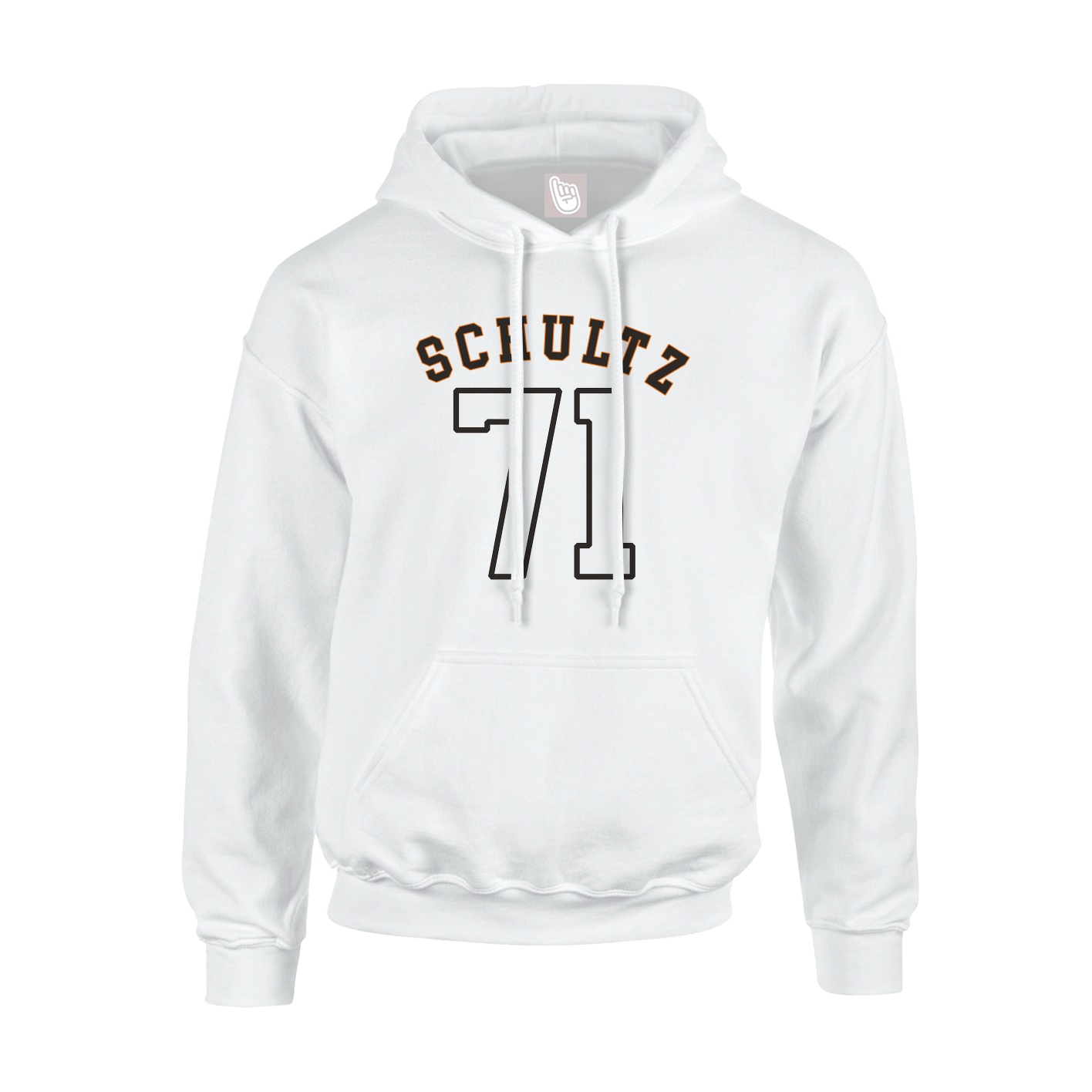 Youth Hoodie — Shirsey Arch in White