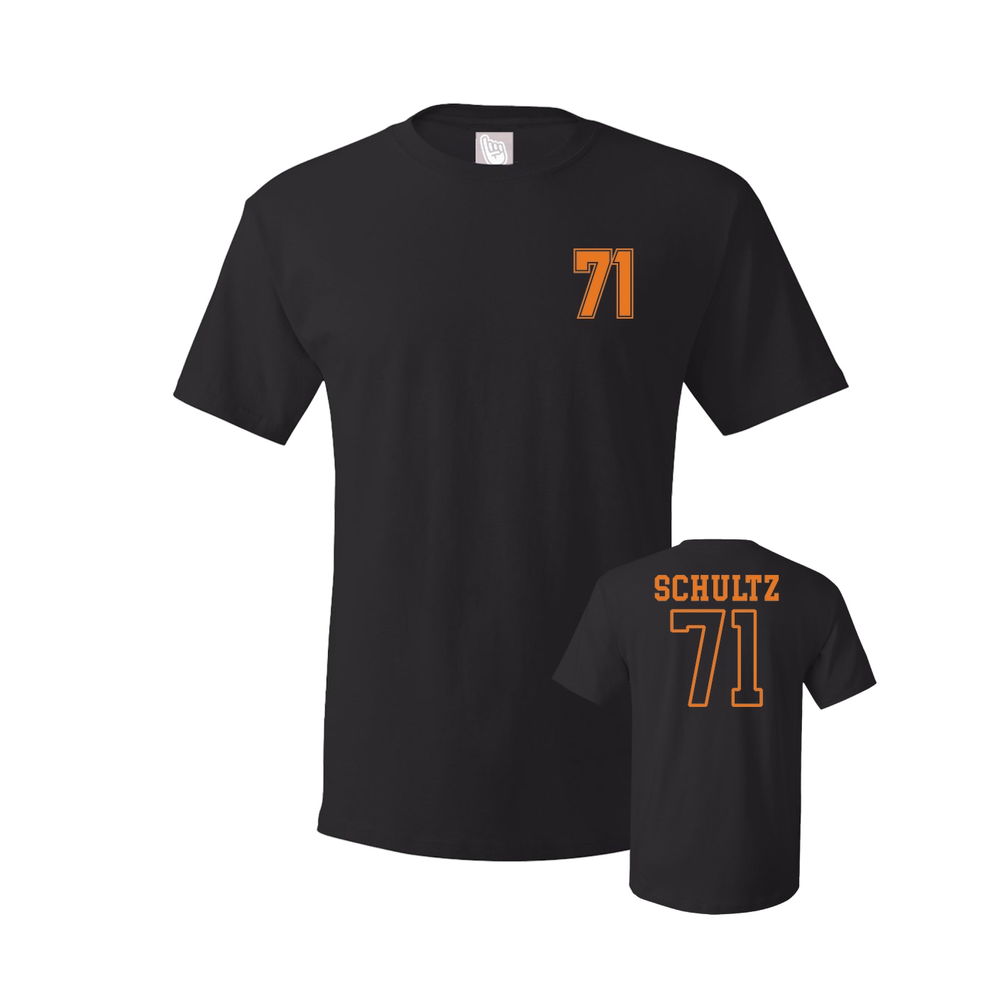 Youth Tee — Chest Back in Black