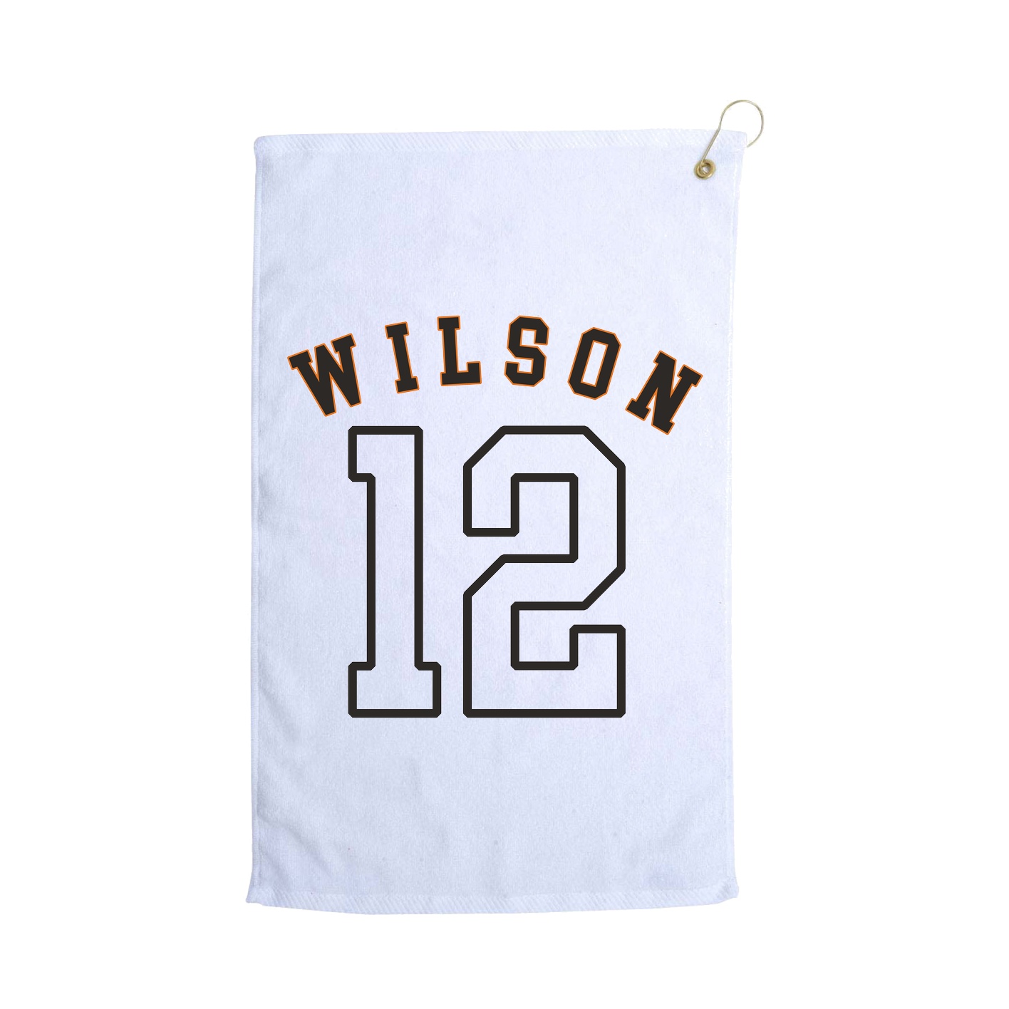 Golf Towel — Shirsey Arch in White