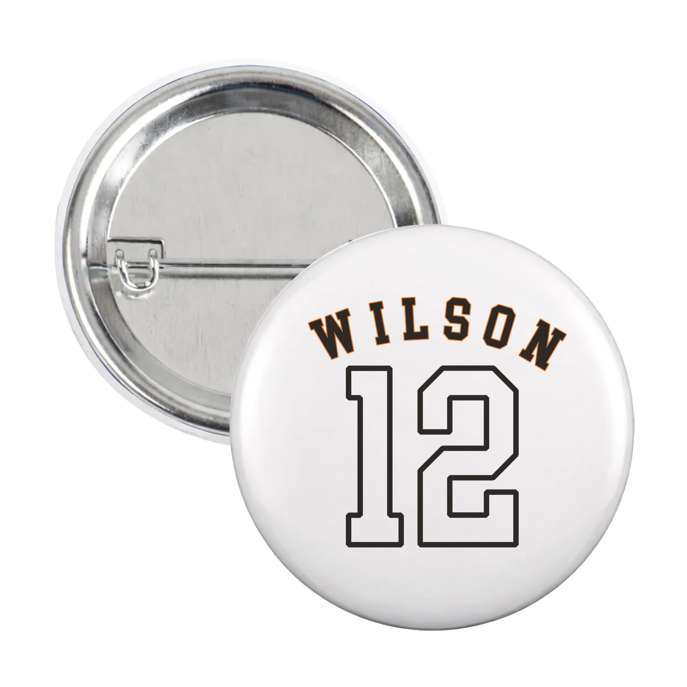 Game Day Button — Shirsey Arch in White