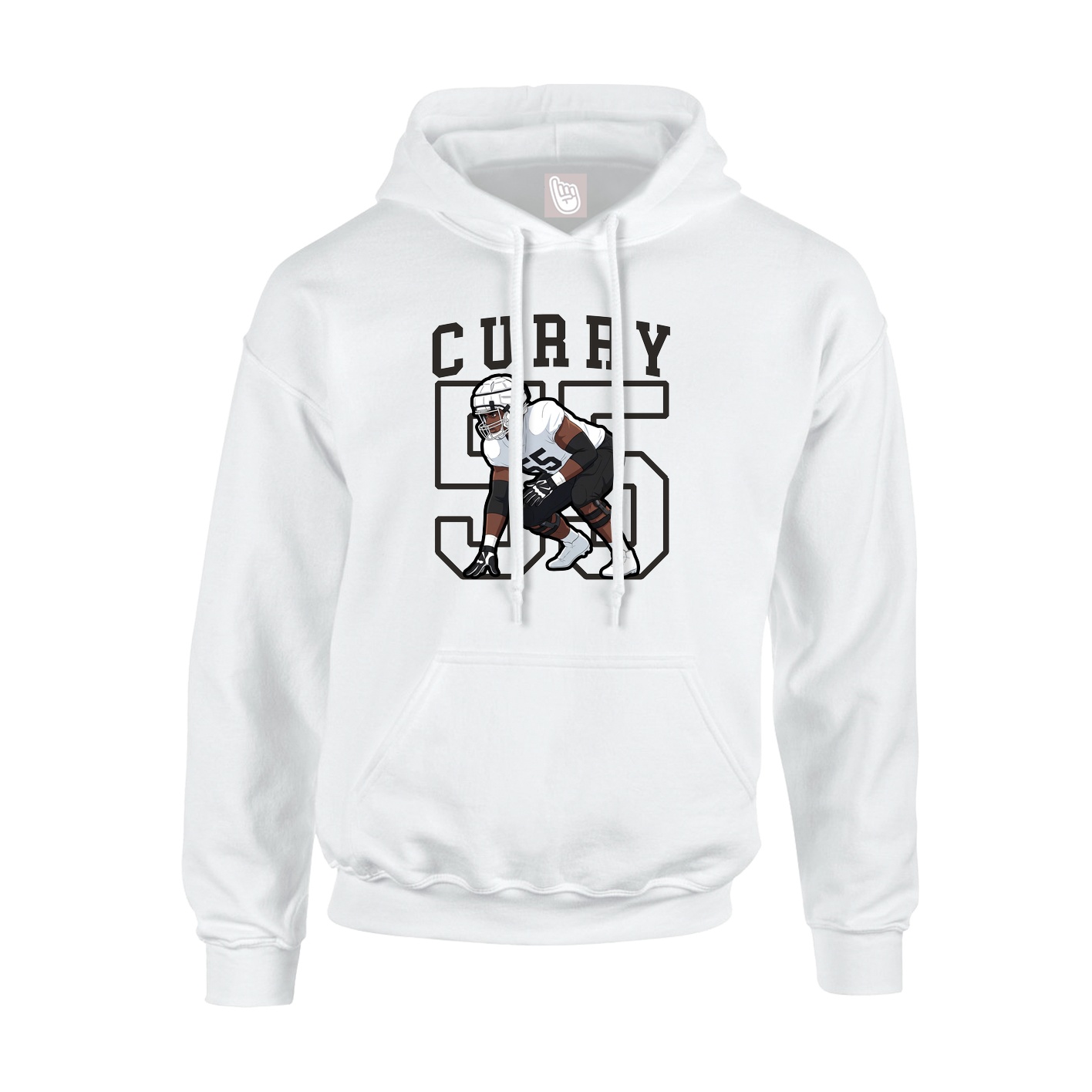 Hoodie — Shirsey in White