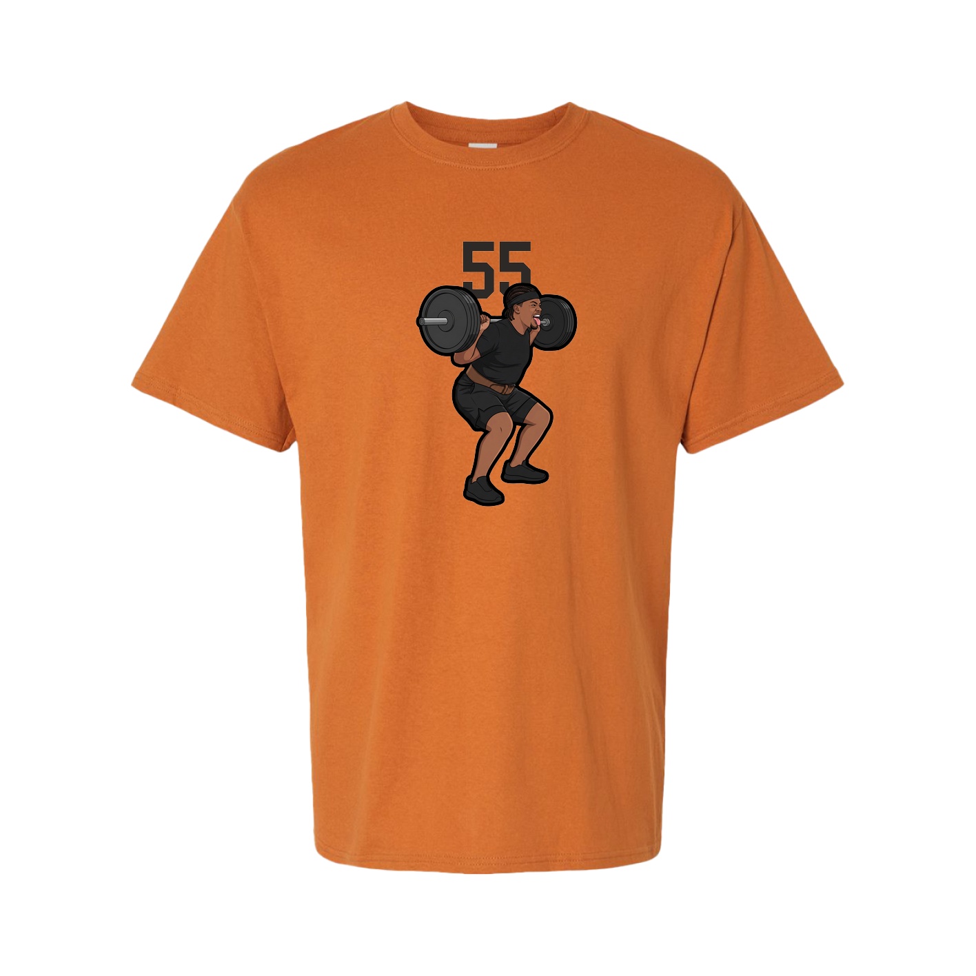 Tee — Number Top in Orange