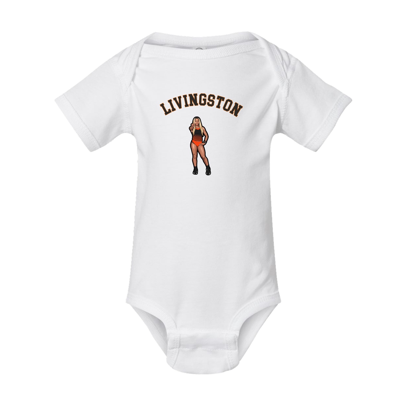 Baby Onesie — Shirsey Arch in White