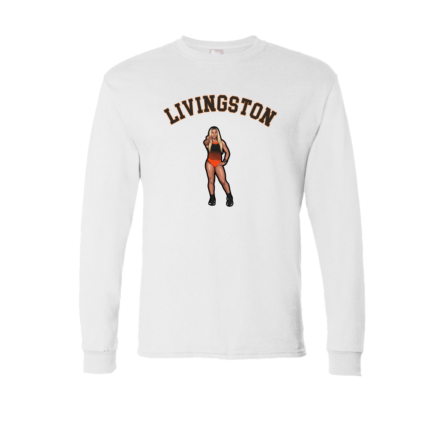 Long Sleeve Tee — Shirsey Arch in White