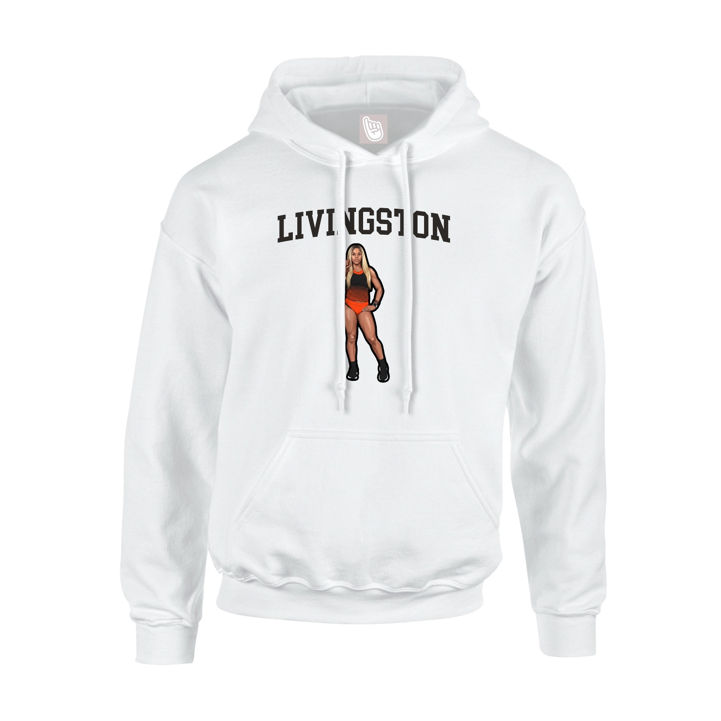 Hoodie — Shirsey in White