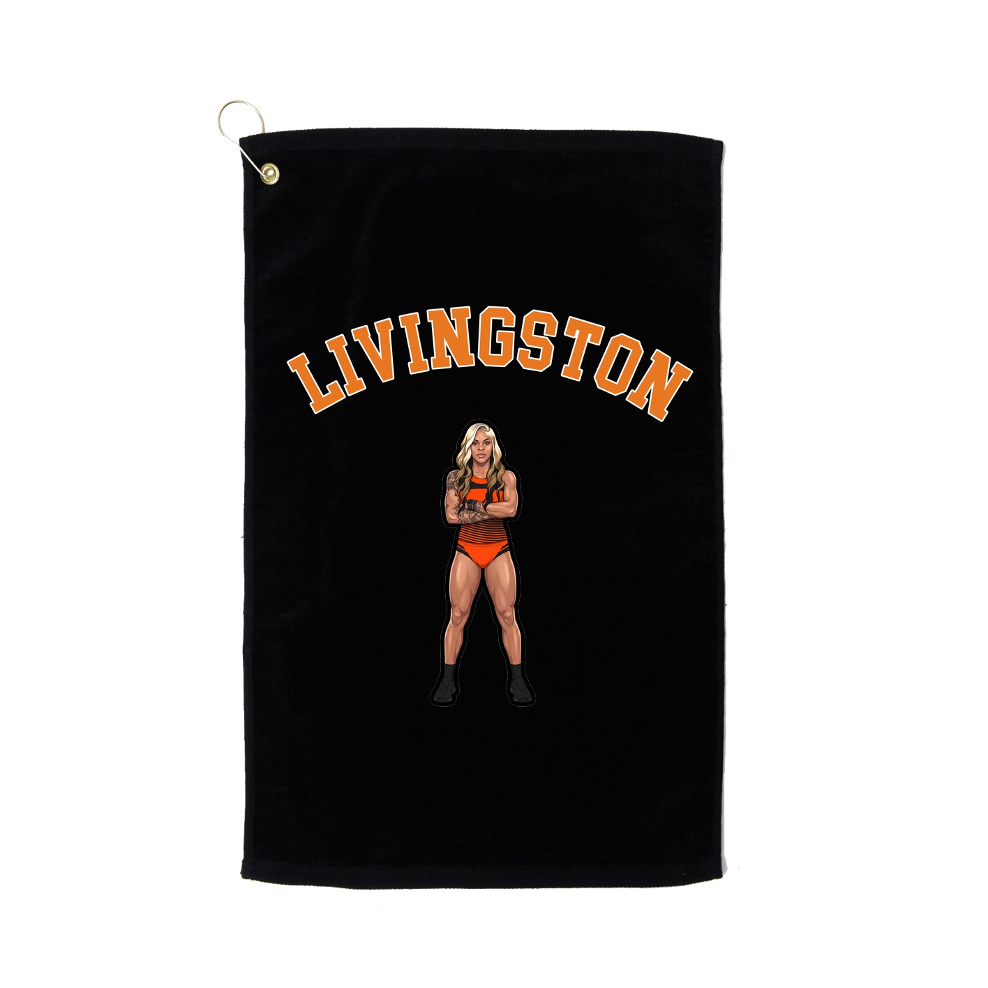 Golf Towel — Shirsey Arch in Black