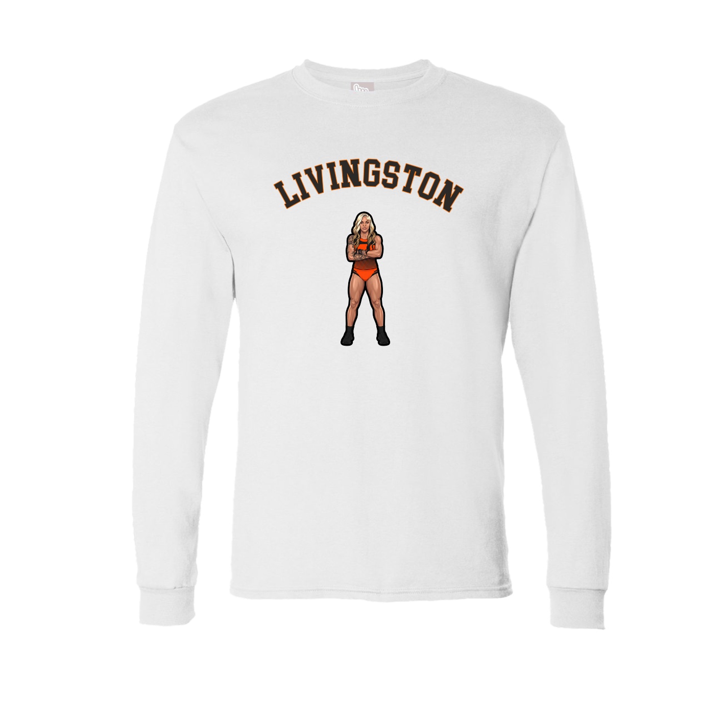 Long Sleeve Tee — Shirsey Arch in White