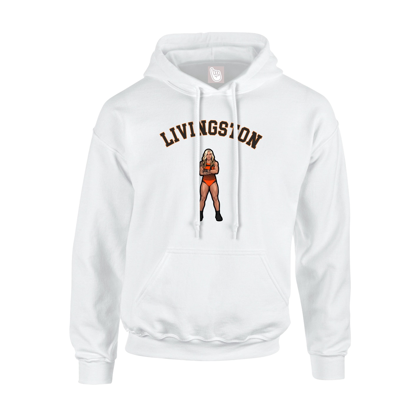Youth Hoodie — Shirsey Arch in White