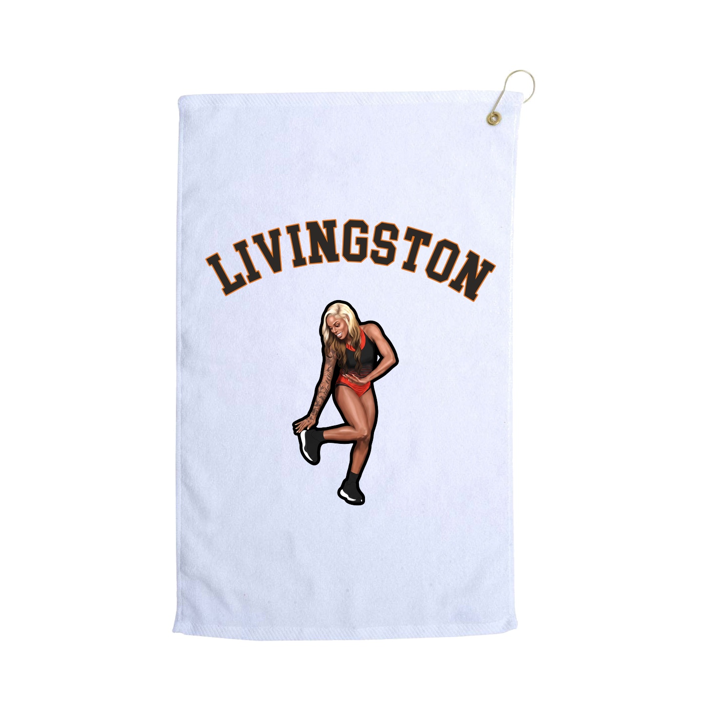 Golf Towel — Shirsey Arch in White