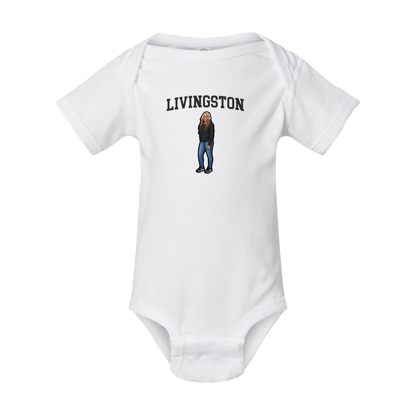 Baby Onesie — Shirsey in White