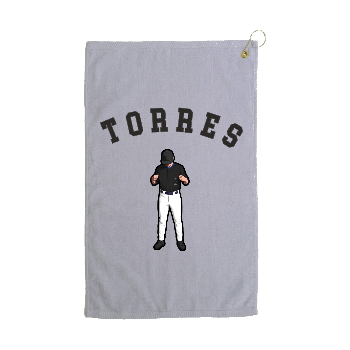Golf Towel — Shirsey Arch in Grey