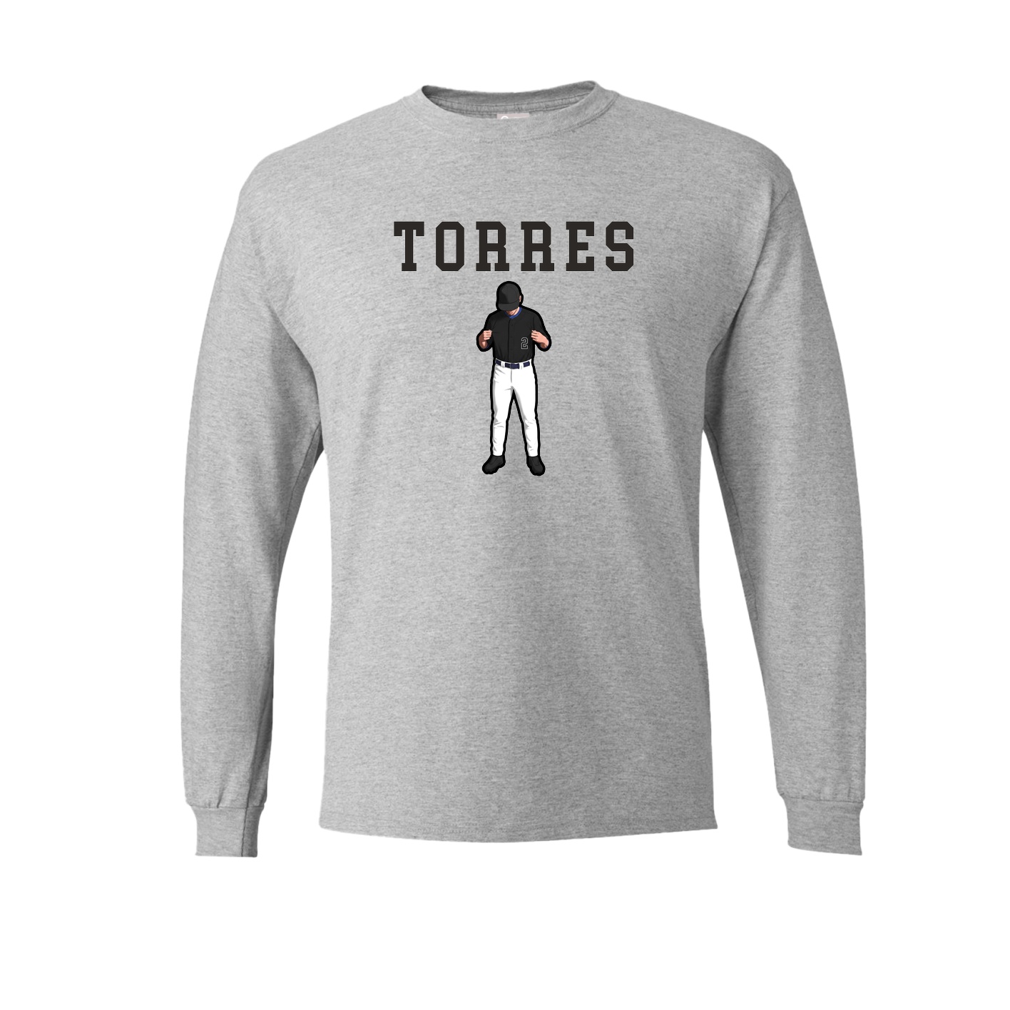Long Sleeve Tee — Shirsey in Grey